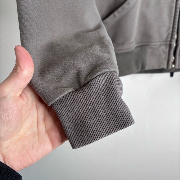 Fear Of God No Logo Zip Up Hoodie Gray Size Small - Picture 8 of 15